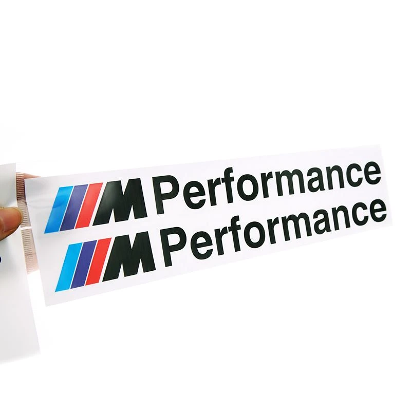 M performance car sticker