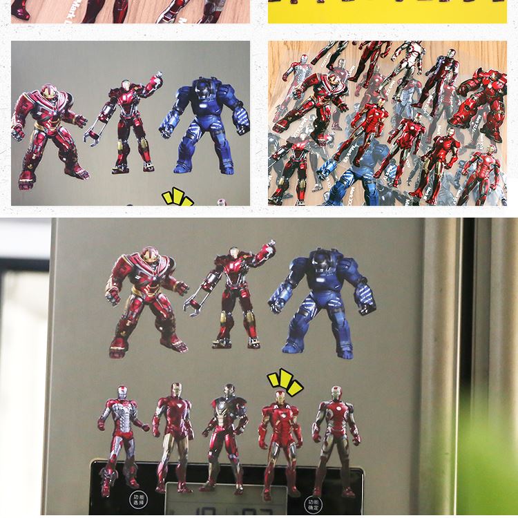 iron man fridge sticker