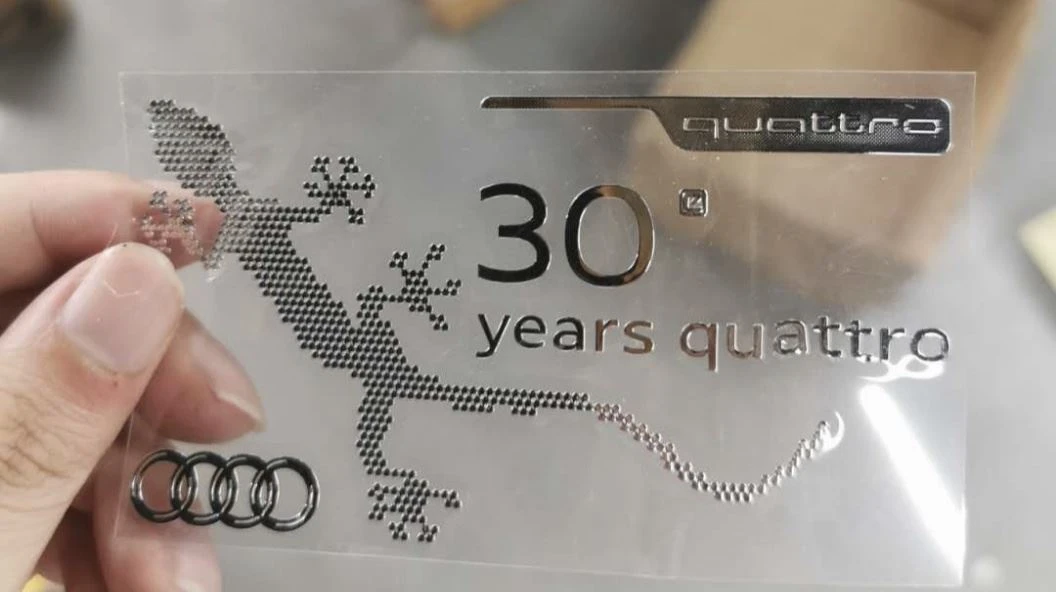 electroform nickel sticker