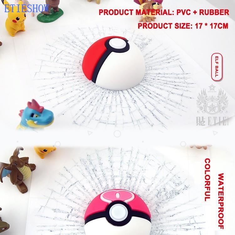 3D pokeball sticker