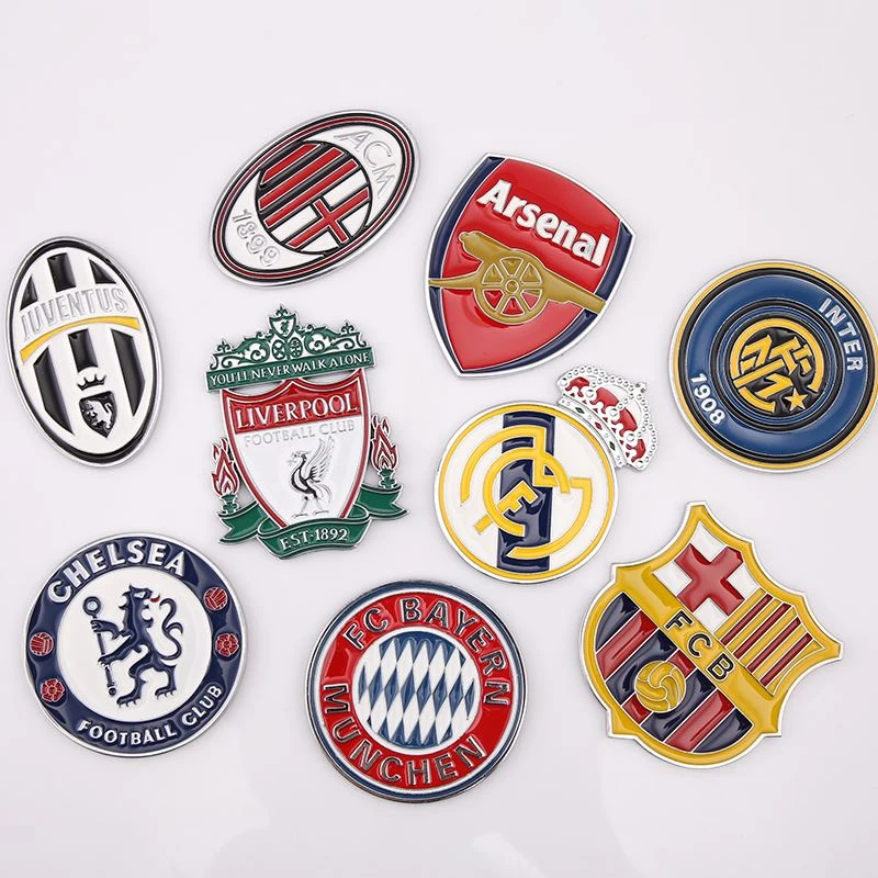 zinc alloy badges
