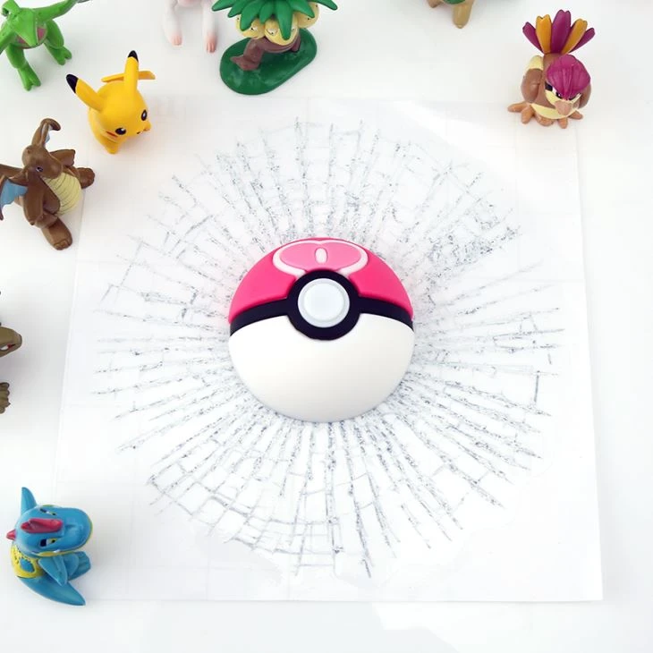 Autocollant drôle de fenêtre 3D Pokeball