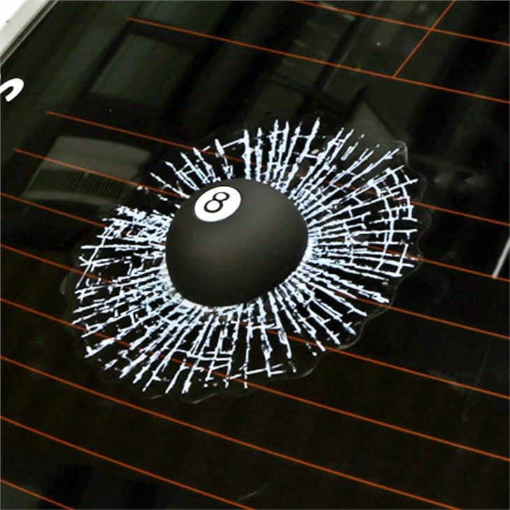 Autocollant drôle de voiture 3D