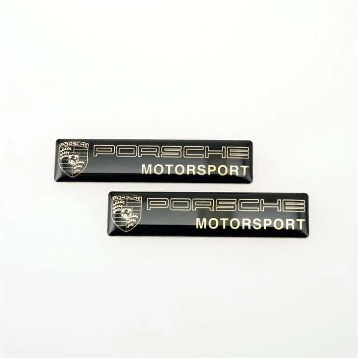 Autocollant époxy Porsche