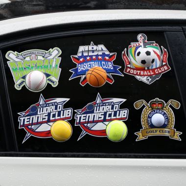 Autocollant de voiture de boule 3D