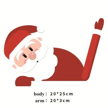 Autocollant de voiture de Noël