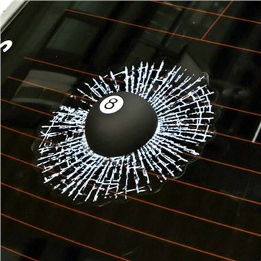 Autocollant drôle de voiture 3D