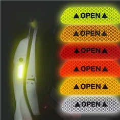 Autocollant ouvert réfléchissant