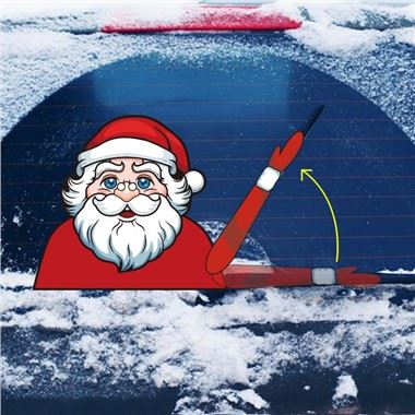 Autocollant d'essuie-glace de bonhomme de neige