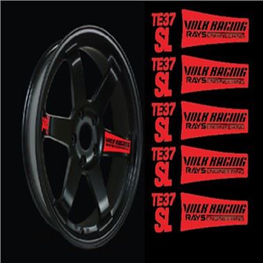 Autocollants d'ingénierie Volk Racing Rays