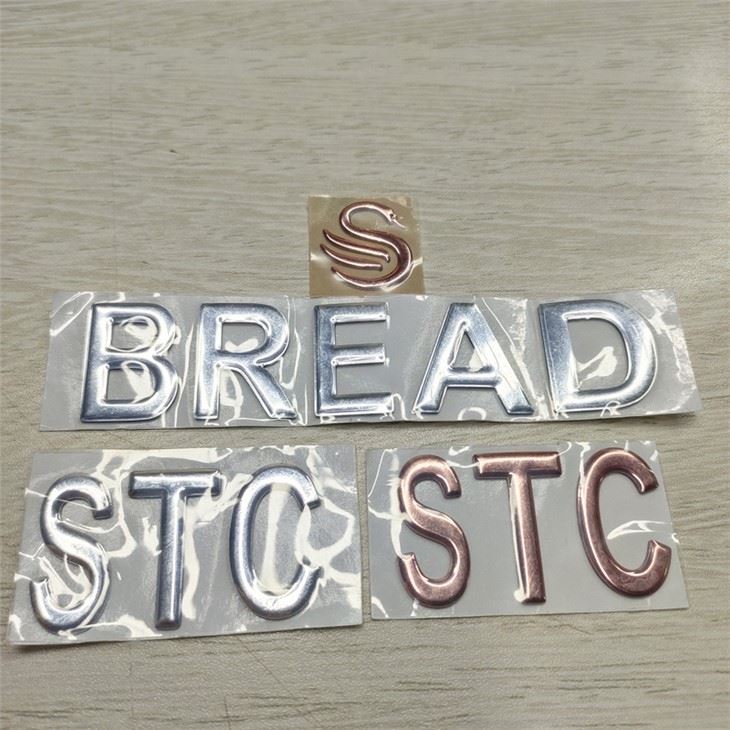 Autocollants 3D PVC Chrome