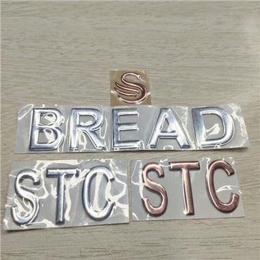 Autocollants 3D PVC Chrome
