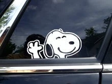 Rear Mirrow Pet Cartoon Anime Stickers