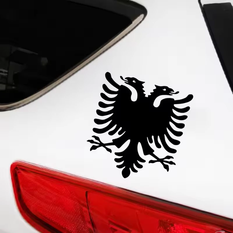 Autocollant d'aigle à double tête albanais