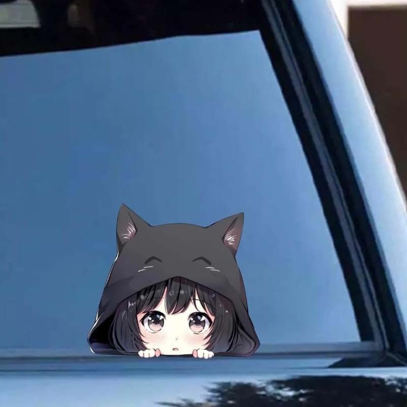 Anime Girl Window Sticker