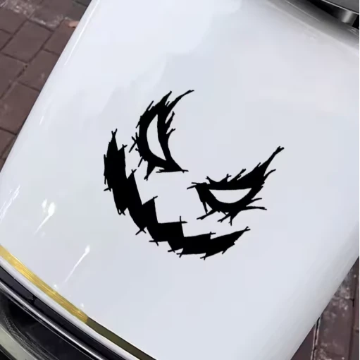Sticker de moto souriant 1pc Soum