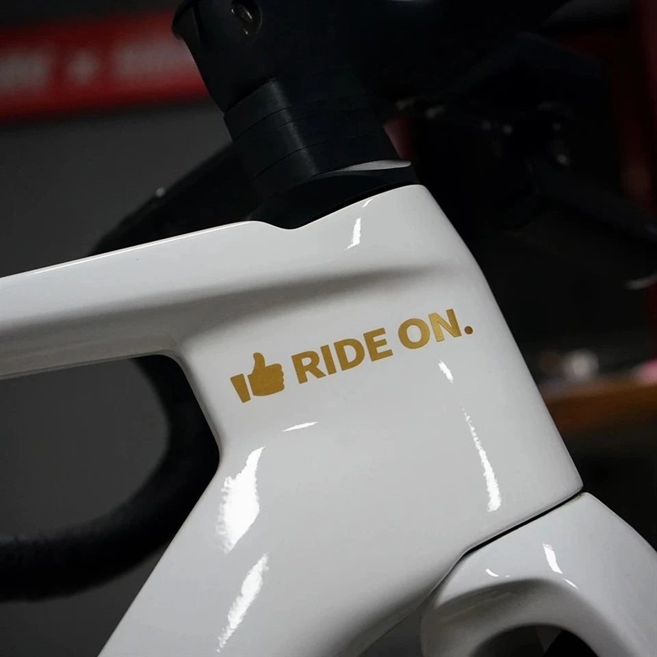 1PC RIDE ON Road Bicycle Frame Stickers factory