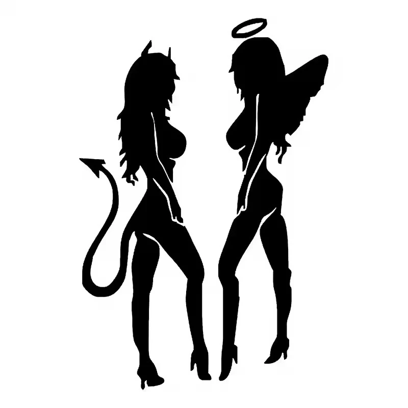Angel Devil Woman Beauty Beauty Lady Stickers