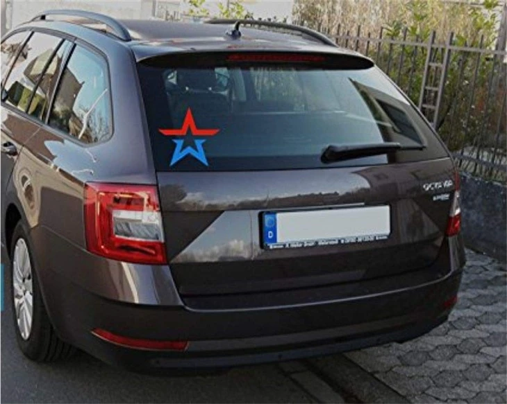 Car PVC Stickers Logo Decal Bumper Sticker Car SUV MPV Body Stickers Star Style Pattern Custom Color Different Size Transfer Sticker