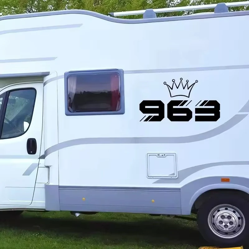 Camper Van 963 Vinyl Decal