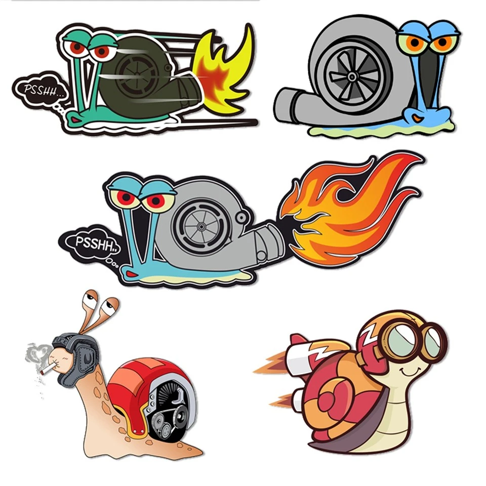 Various Turbo Snail Sticker For Car