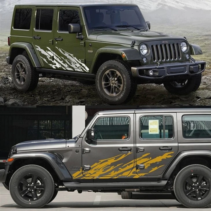 Création d'enveloppes de SUV et de grands autocollants