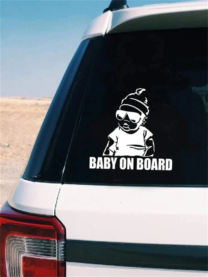 autocollants en vinyle pour fenêtre Baby On Board
