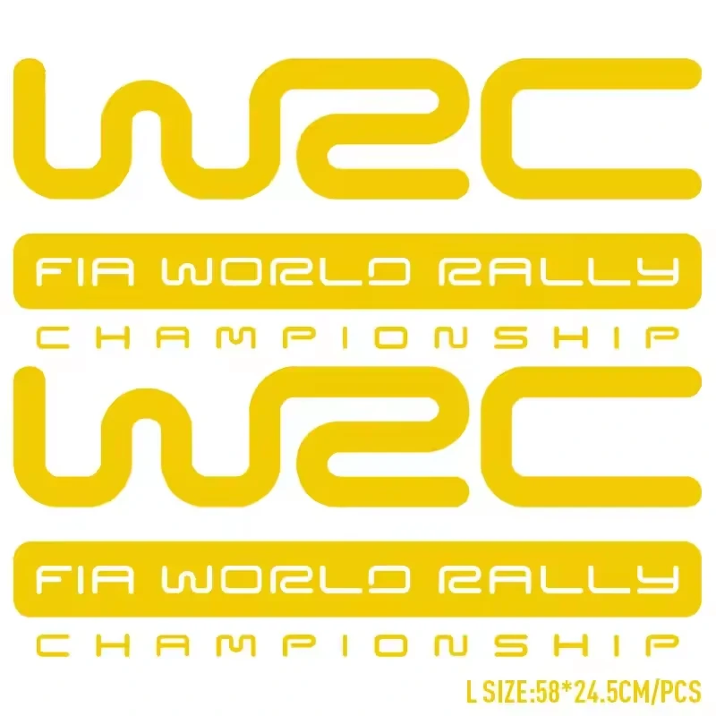 FIA WORLD RALLY DECAL STICKER