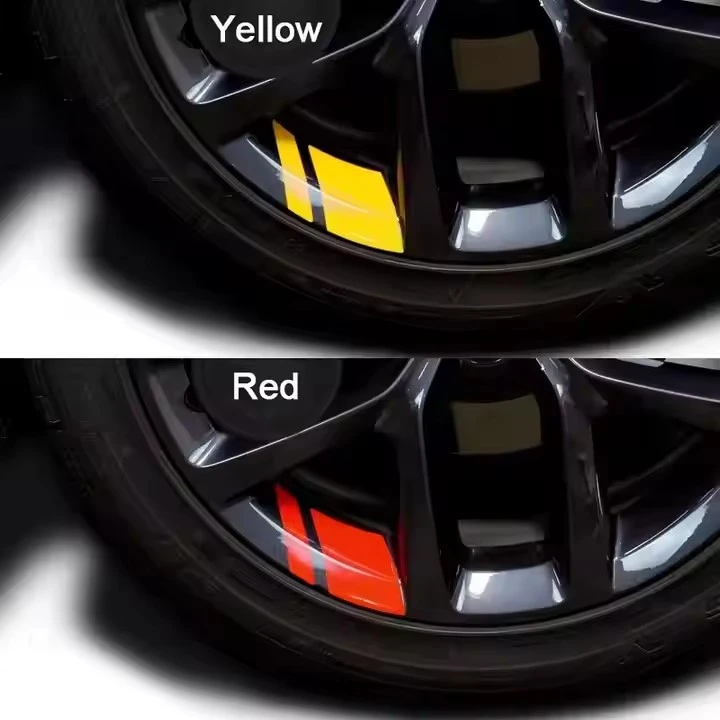 Autocollant personnalisé de roue de voiture réfléchie