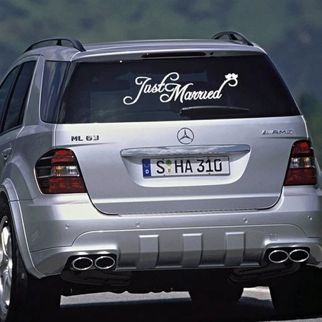 Autocollant Dacal de fenêtre de voiture de belles lettres