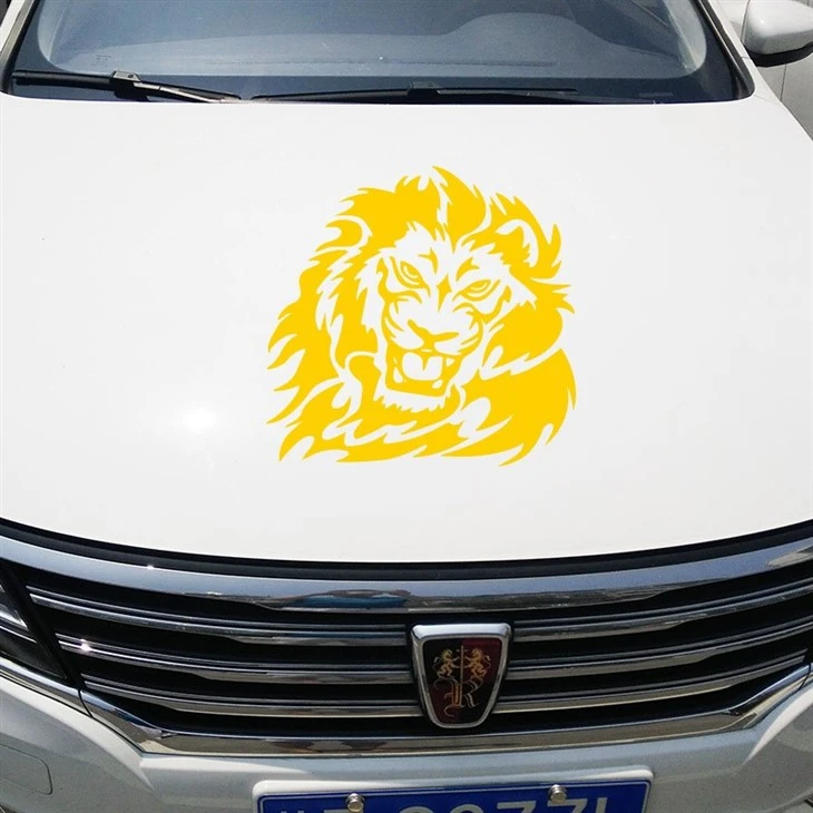 Lion Head Logo Car Body Sticker