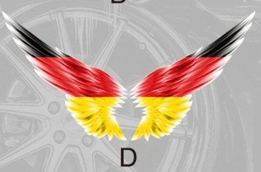 Personnalisez # l'autocollant en forme de motif de drapeau de voiture