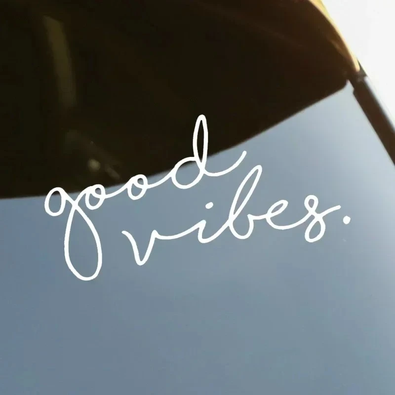 Bonnes vibrations die - Sticker de voiture en vinyle coupé