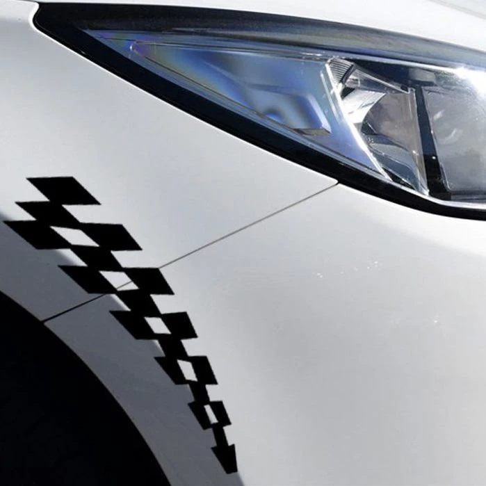 Autocollant imperméable côté roue de voiture