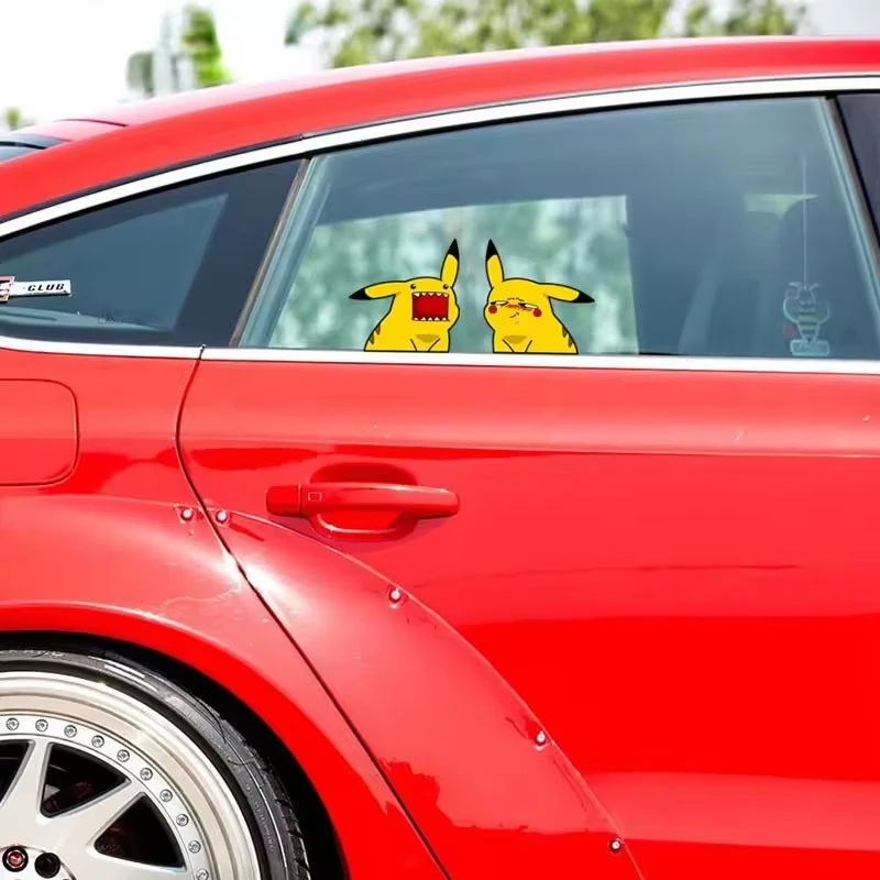 Cartoon Pikachu Car Stickers