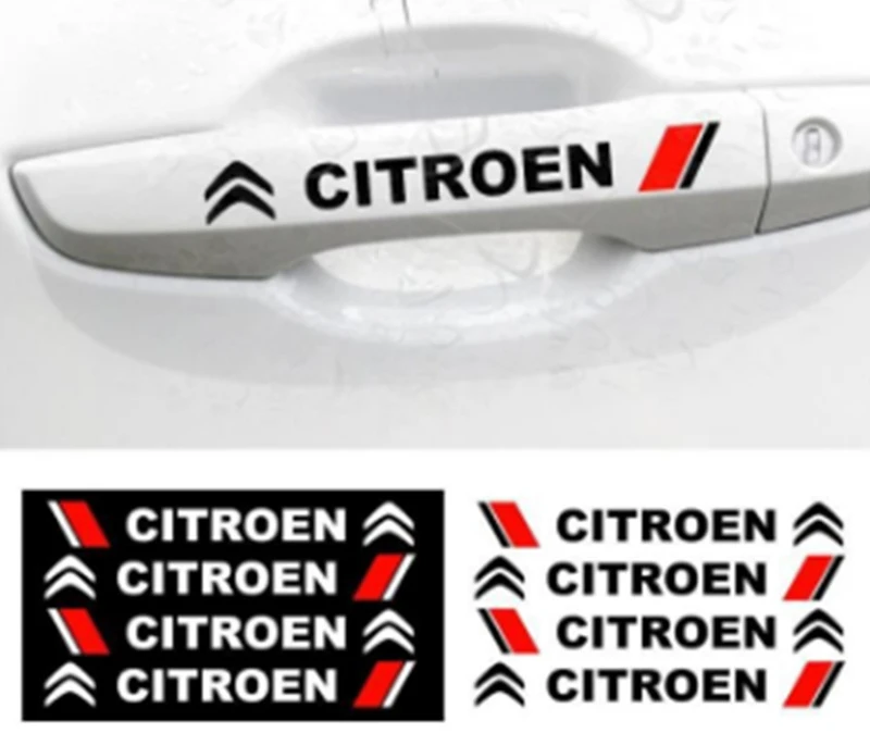 Autocollant transparent transparent pour poignée Citroën