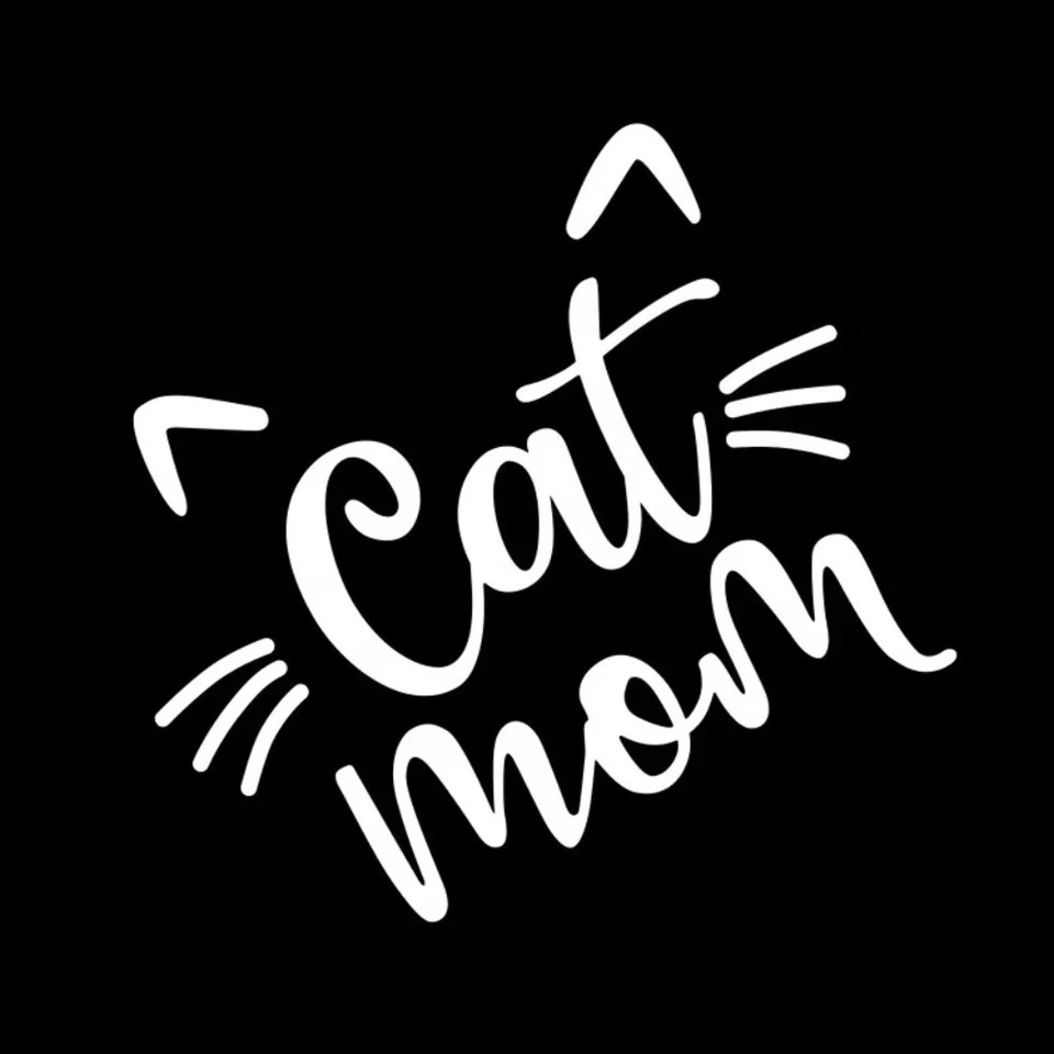 Creative Cat Mom Cat's Ears Shape Sticker factory