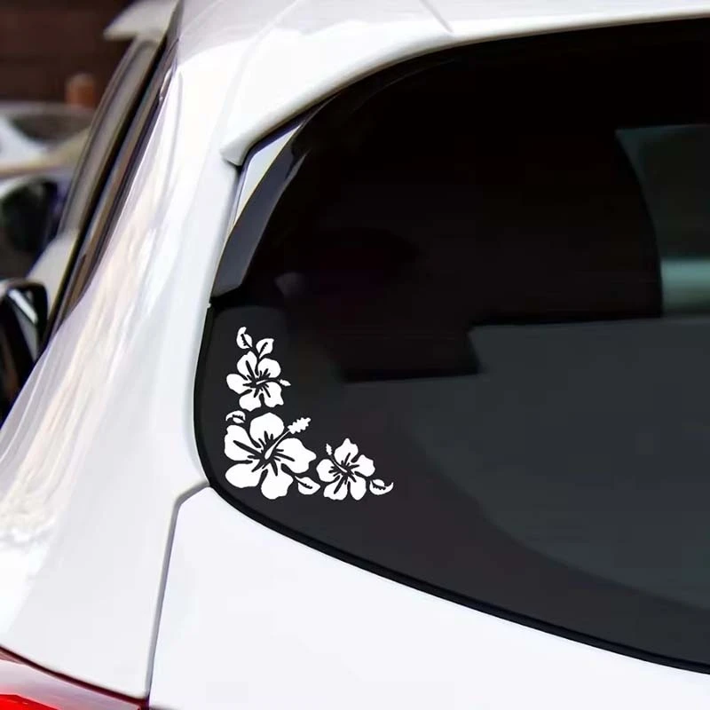 ET11360 # Fleur d'hibiscus vibrante s'ticker