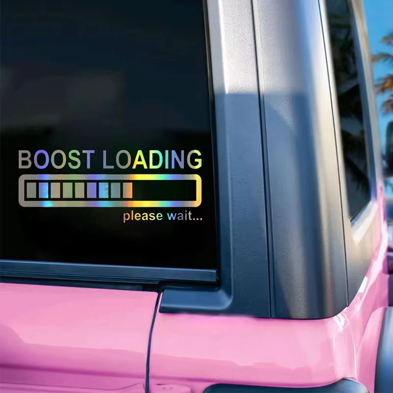 Autocollant de chargement Boost créatif