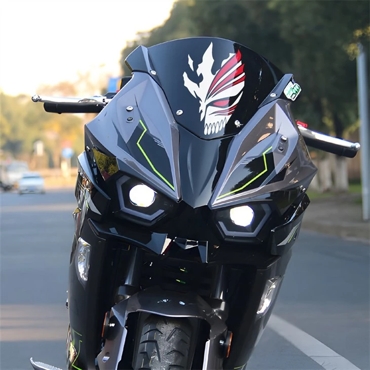 Autocollant de décalcomanie de couleur vive pour moto