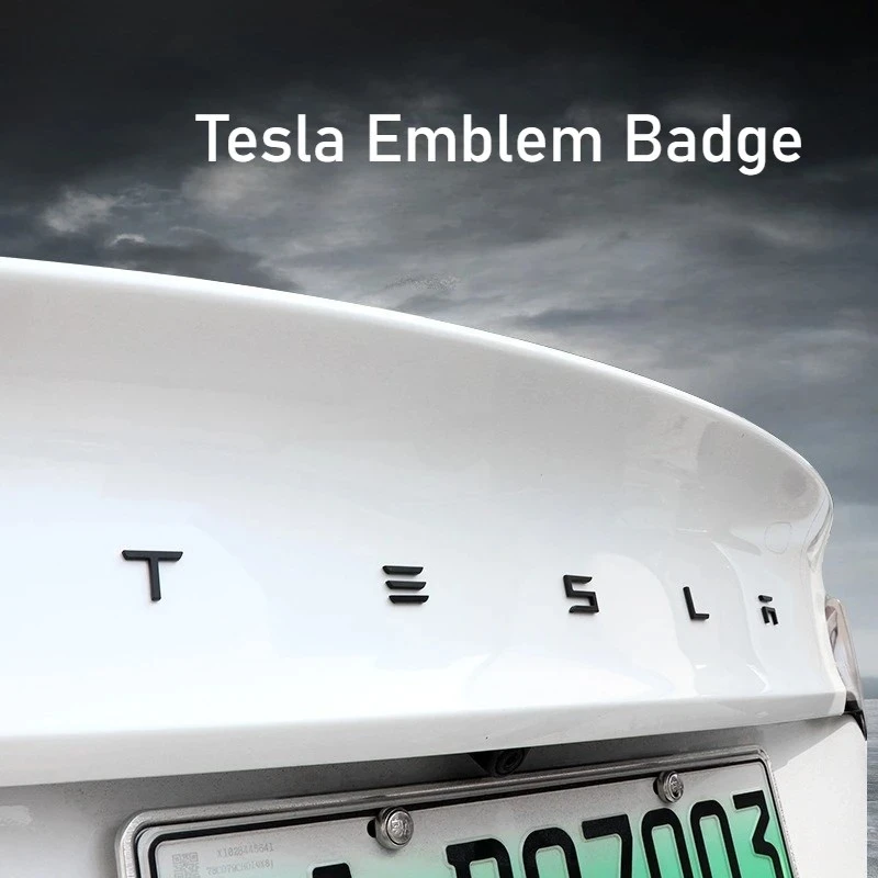 Pour Tesla Model 3 / S / X / Y Logo Emblème Badge
