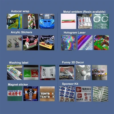 Classification des produits des autocollants de voiture ETIE