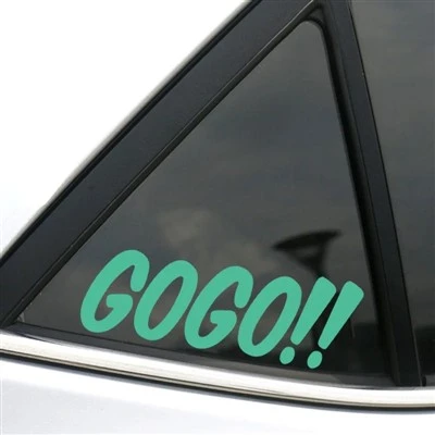 "GOGO" Autocollants de réflexion décoratifs extérieurs automobiles