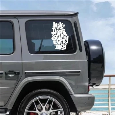 Stickers "faire des trucs de dope tous les jours"