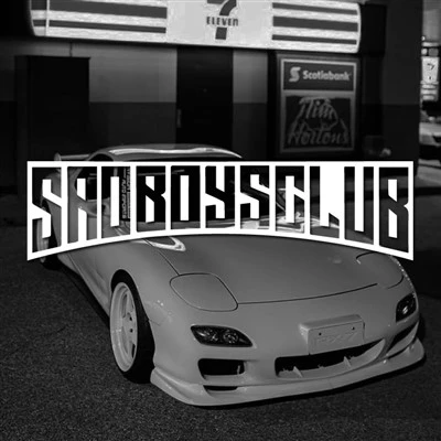 "Sad Boys Club" Decal de style JDM