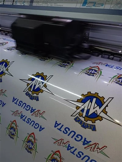 Autocollant de voiture en vinyle brillant, impression numérique
