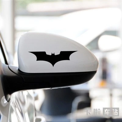 Autocollant imperméable de rétroviseur de style chauve-souris
