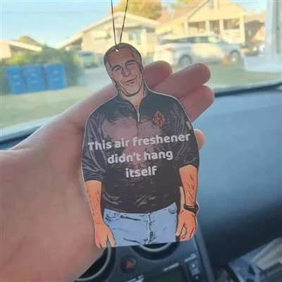 Désodorisant pour voiture Jeffrey Epstein