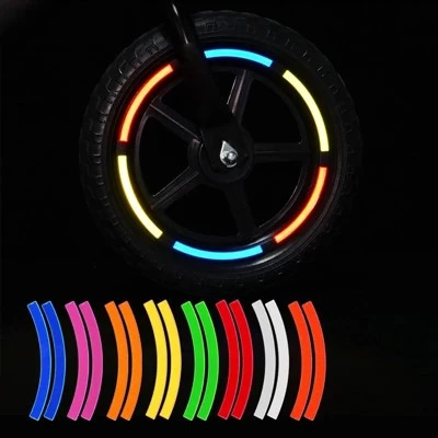 Autocollant de pneu réfléchissant Couleur d'autocollant