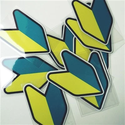 Autocollants de voiture JDM drôle de feuille drôle de feuille